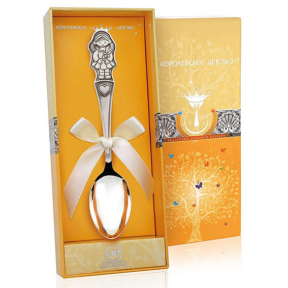 Серебряная ложка "Девочка"