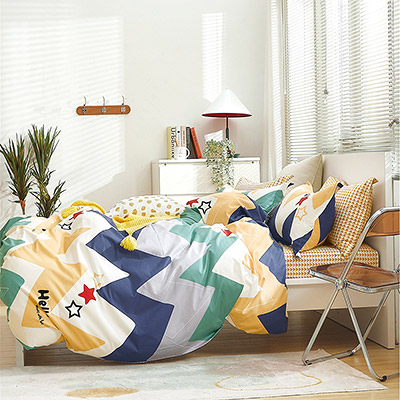 "Hello Волны" 1,5 спальный комплект постельного белья - миниатюра фотографии товара в каталоге ЛиноБамбино