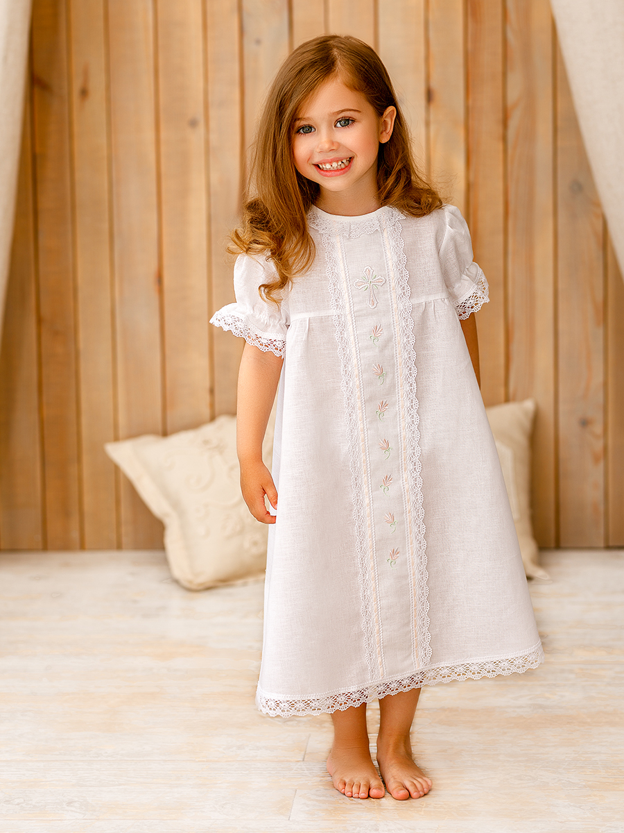 Крестильное платье "Серафима" для девочки фото 1
