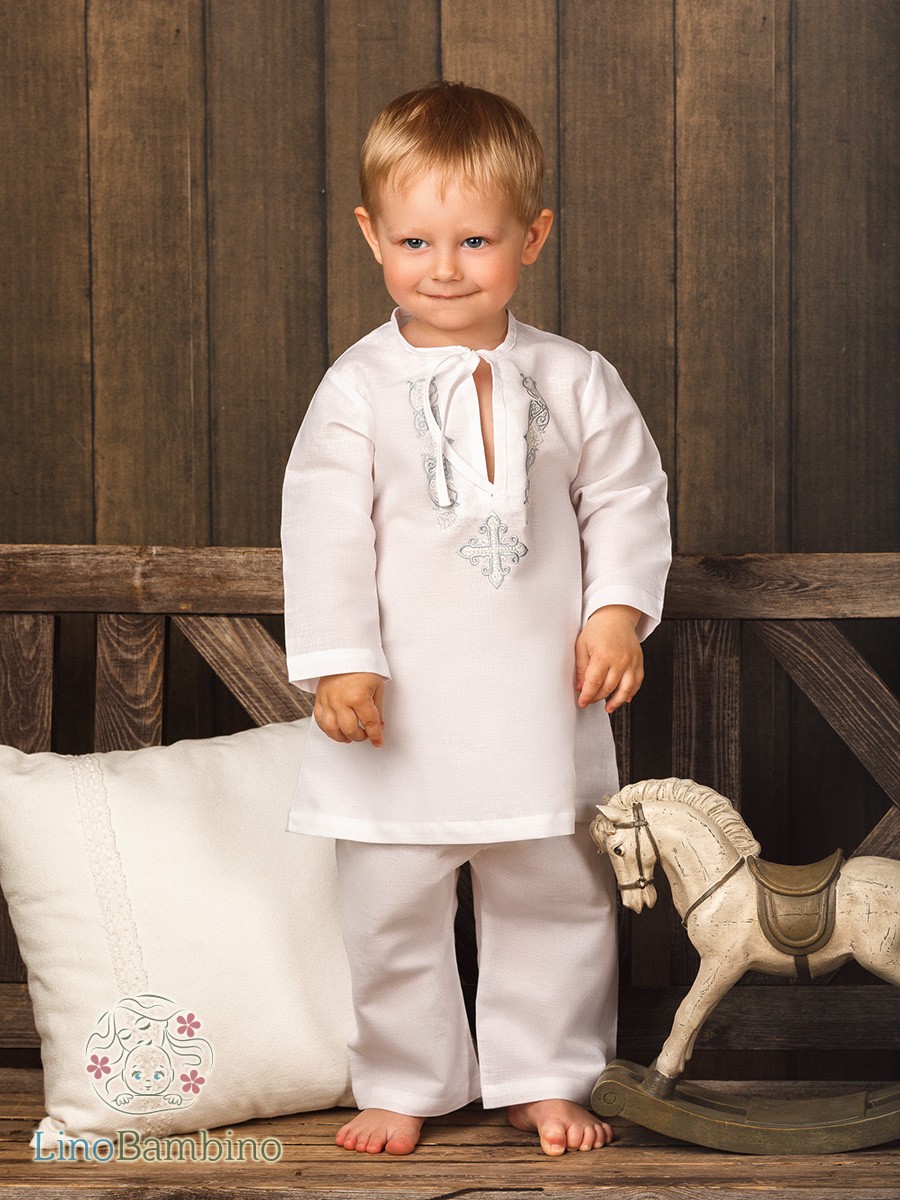 Крестильный костюм для мальчика "Артемий" фото 3