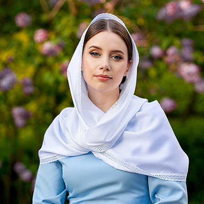 Шарф-снуд "Елена" - фото из магазина ЛиноБамбино