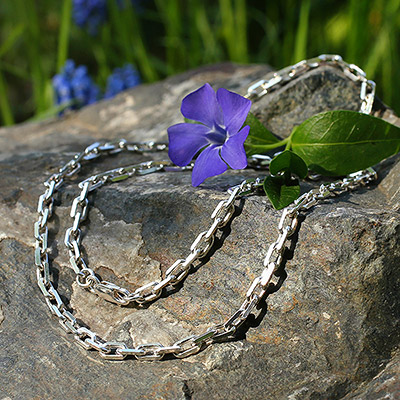 Серебряная цепочка ЯГ 1,4