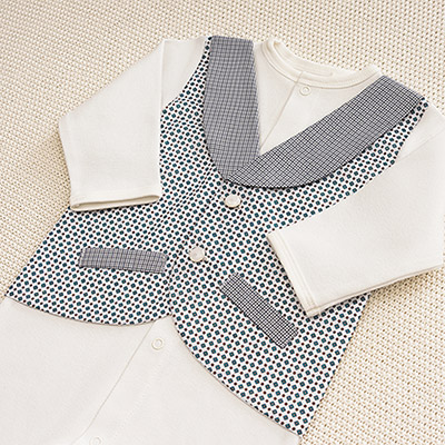 Фото товара "Костюмчик/комплект с уголком Денди мозаика" из магазина ЛиноБамбино