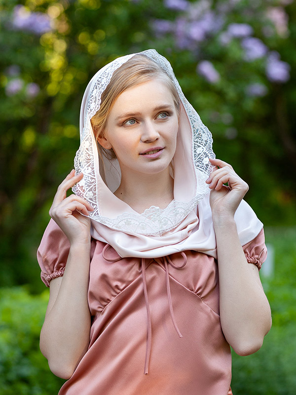 Церковный снуд-капюшон "Леда" фото 1