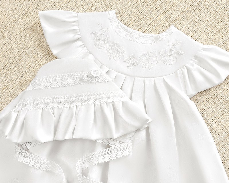 Крестильный комплект "Дарья" для девочки с крыжмой фото 6