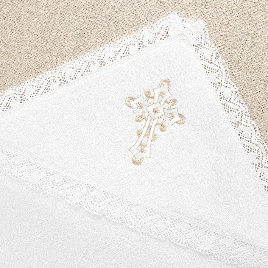 Крестильный набор для мальчика "Никита" с полотенцем фото 7