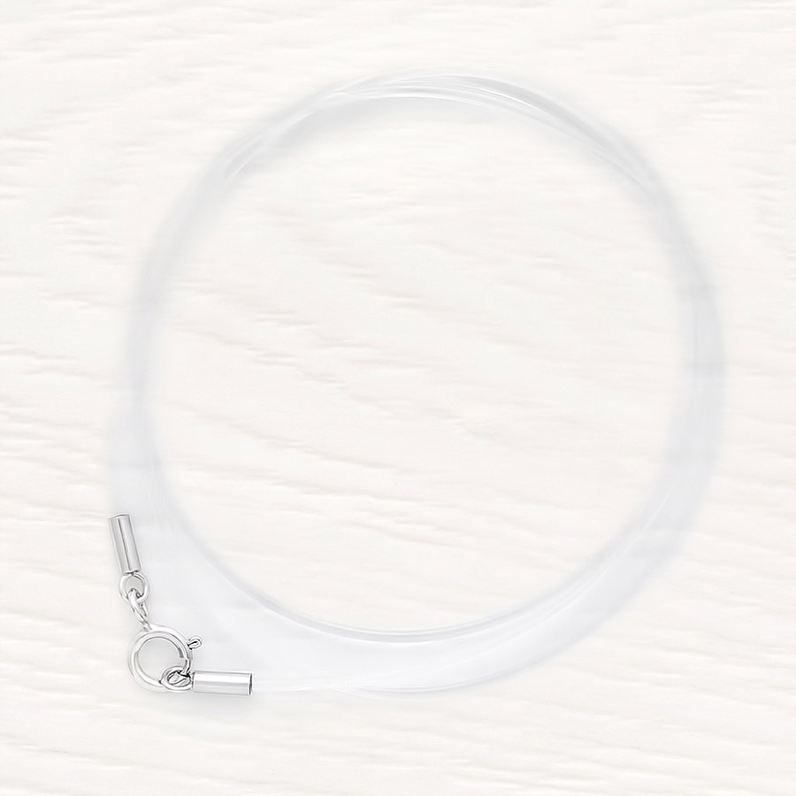 Гайтан силиконовый прозрачный фото 2