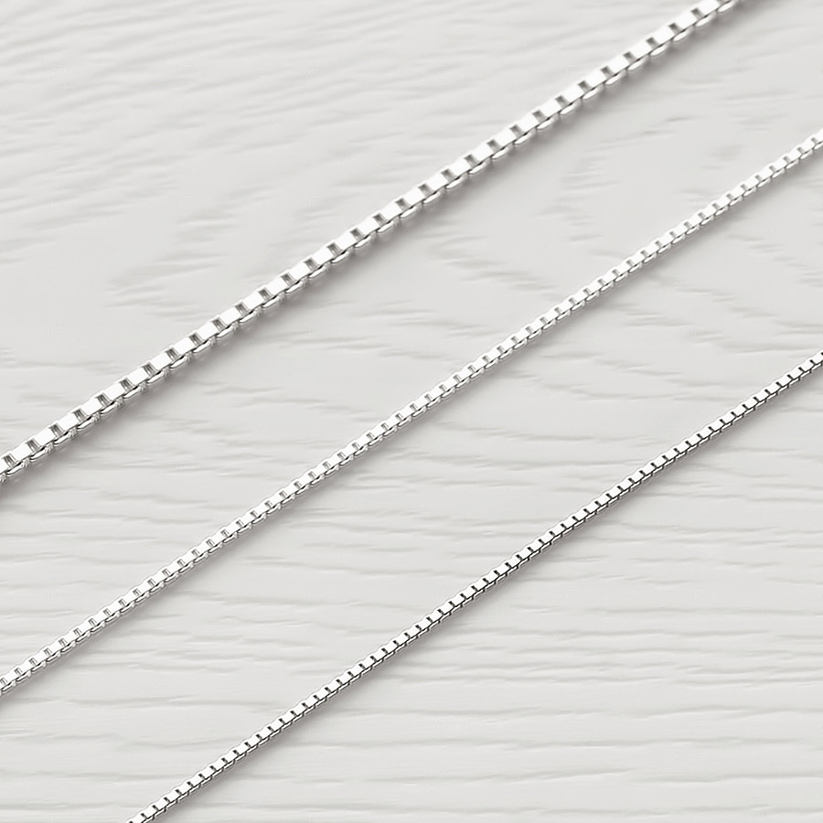Серебряная цепочка "Венецианская" 0,35 фото 4