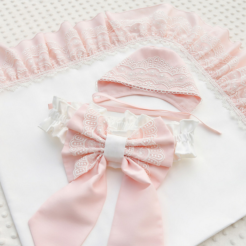 Комплект на выписку "Конфетти" розовый фото 7