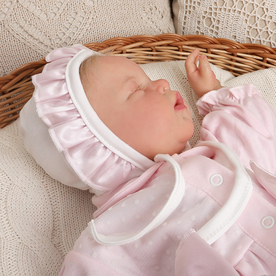 Трикотажный чепчик для девочки "Адель" фото 1