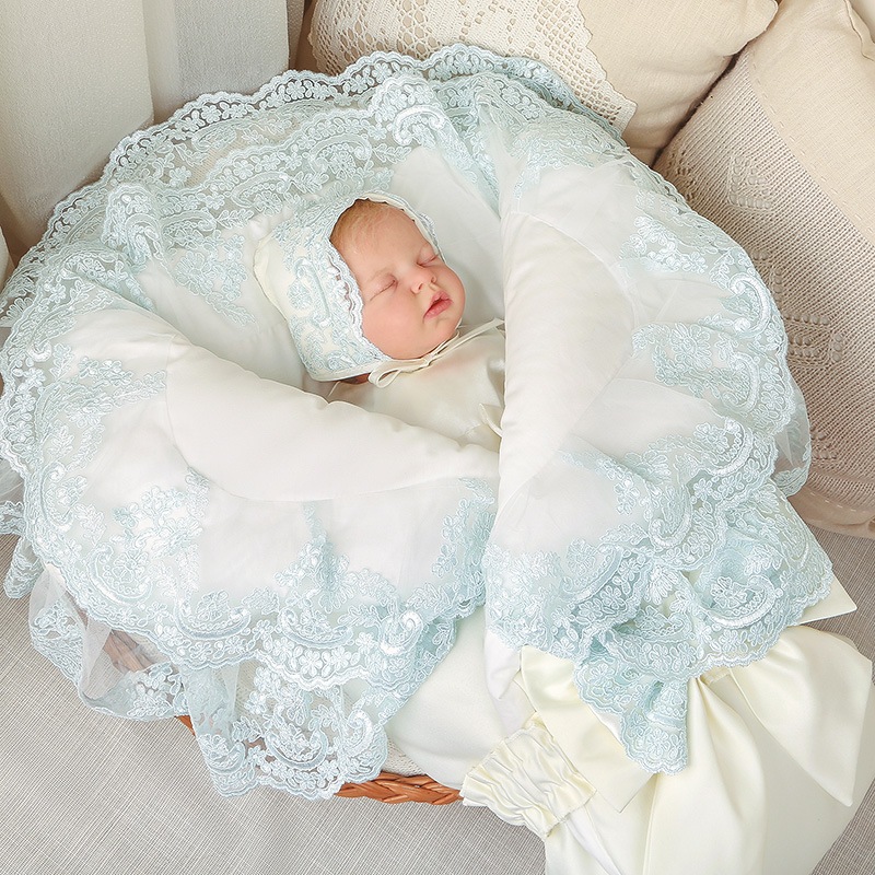 Комплект на выписку девочки "Самия" аквамарин фото 5