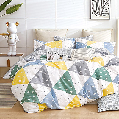 "Треугольники" 1,5 спальный комплект постельного белья - миниатюра фотографии товара в каталоге ЛиноБамбино