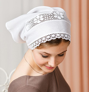 Женская косынка "Ольга" - фото из магазина ЛиноБамбино