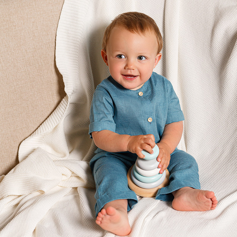 Льняной комбинезон Ветерок горное озеро фото 4