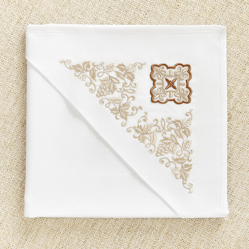 Крестильный пеленка с капюшоном "Яблочный и медовый Спас" фото 4