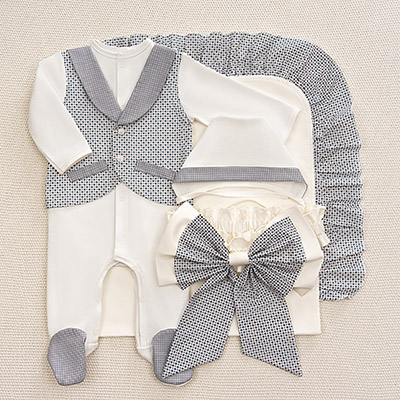 Костюмчик/комплект с уголком Денди мозаика - миниатюра фотографии товара в каталоге ЛиноБамбино