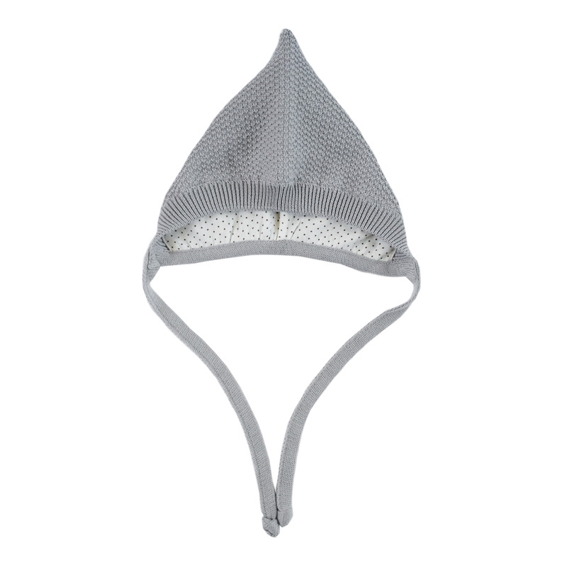 Вязаная шапочка ELF серебро фото 2
