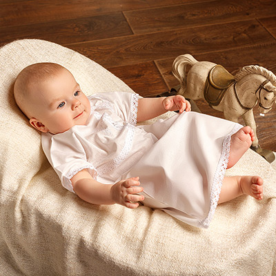 Фото товара "Крестильная рубашка "Егор" для мальчика" из магазина ЛиноБамбино