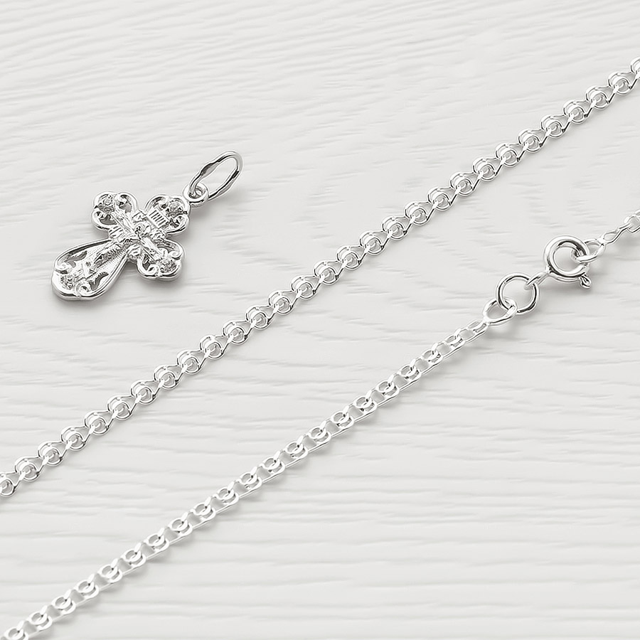 Серебряная цепочка Лав 0,4 фото 1