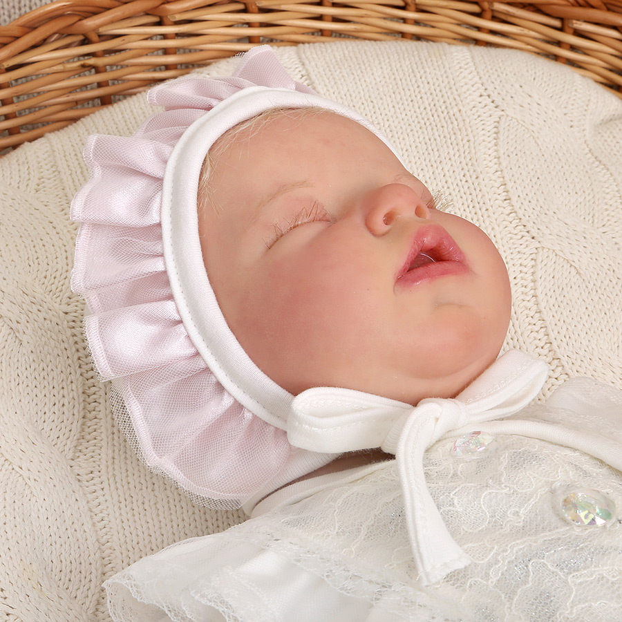 Трикотажный чепчик для девочки "Адель" фото 2