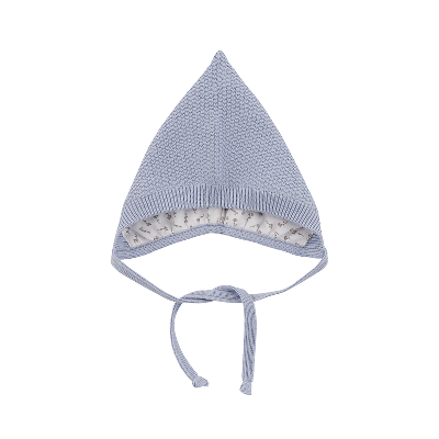 Фото товара "Вязаная шапочка ELF небесная" при наведении