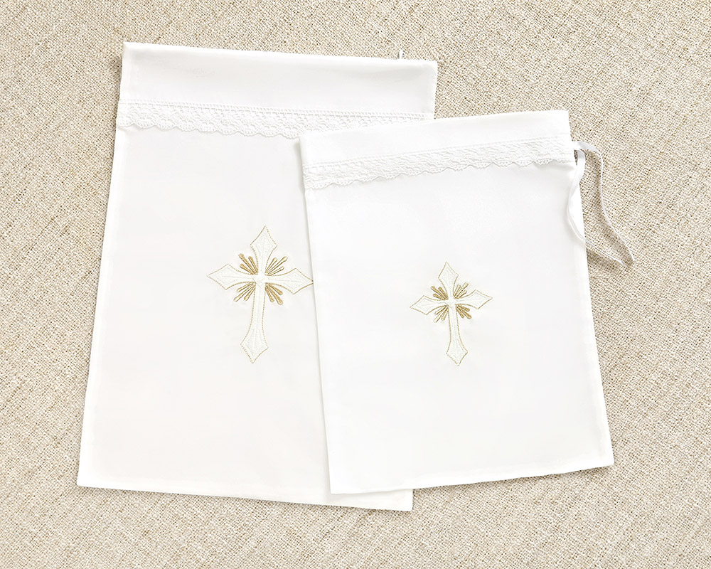 Мешочек для крестильных принадлежностей "Крест с лучиками" фото 2