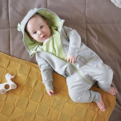 Комбинезон Морозик серо-зеленый - миниатюра фотографии товара в каталоге ЛиноБамбино