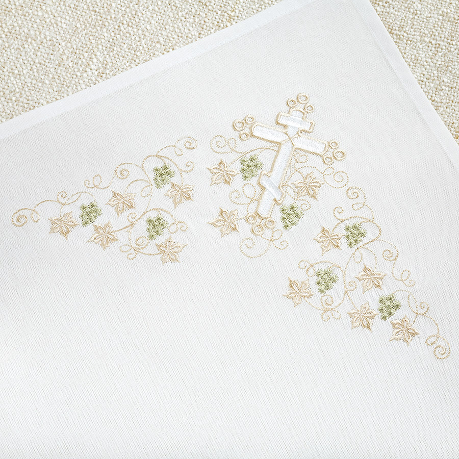 Пеленка для крещения с капюшоном  "Георгий" фото 1