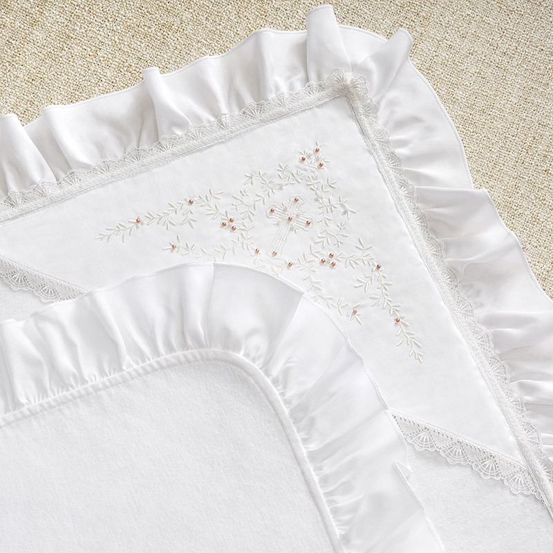 Крестильная пеленка-крыжма "Бусинка" фото 3