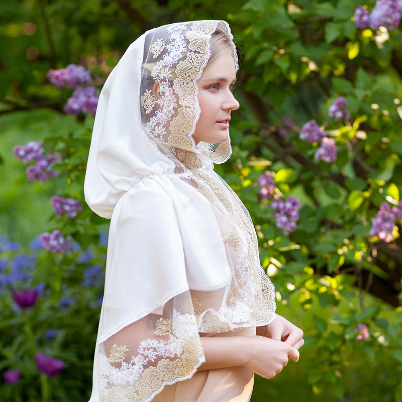 Накидка для таинств "Сияние" женская фото 9