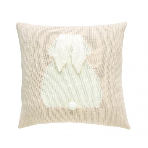 Декоративная подушка Зайка на бежевом фото 1