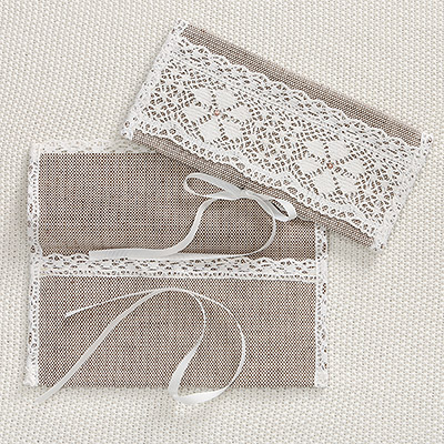 Фото товара "Льняной конвертик для денег" при наведении