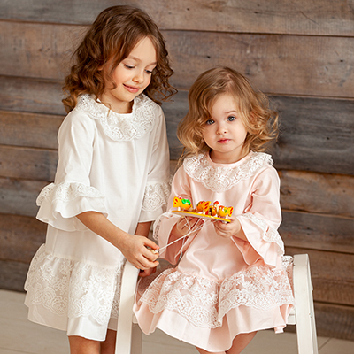 Нарядное платье для девочки "Зефир" - миниатюра фотографии товара в каталоге ЛиноБамбино