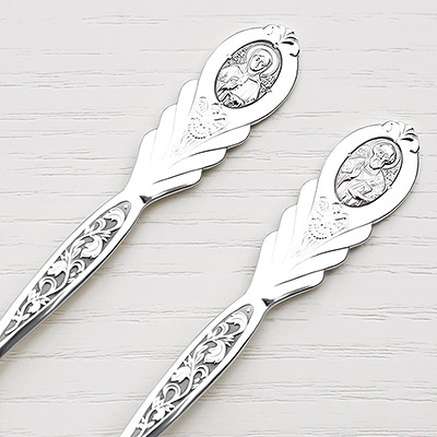 Серебряная ложка "Святой образ"