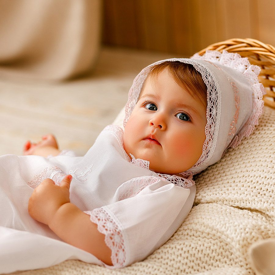 Фото товара "Чепчик "Виноградная лоза"" из магазина ЛиноБамбино