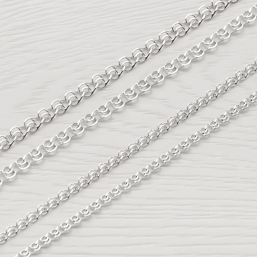 Серебряная цепочка Лав 0,4 фото 3