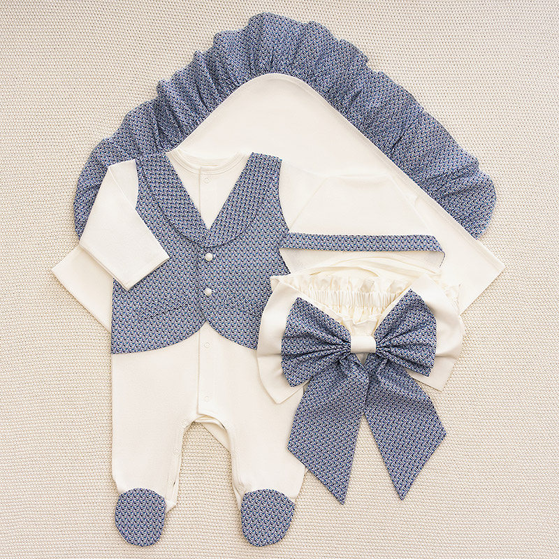 Костюмчик/комплект с уголком Денди калейдоскоп фото 1