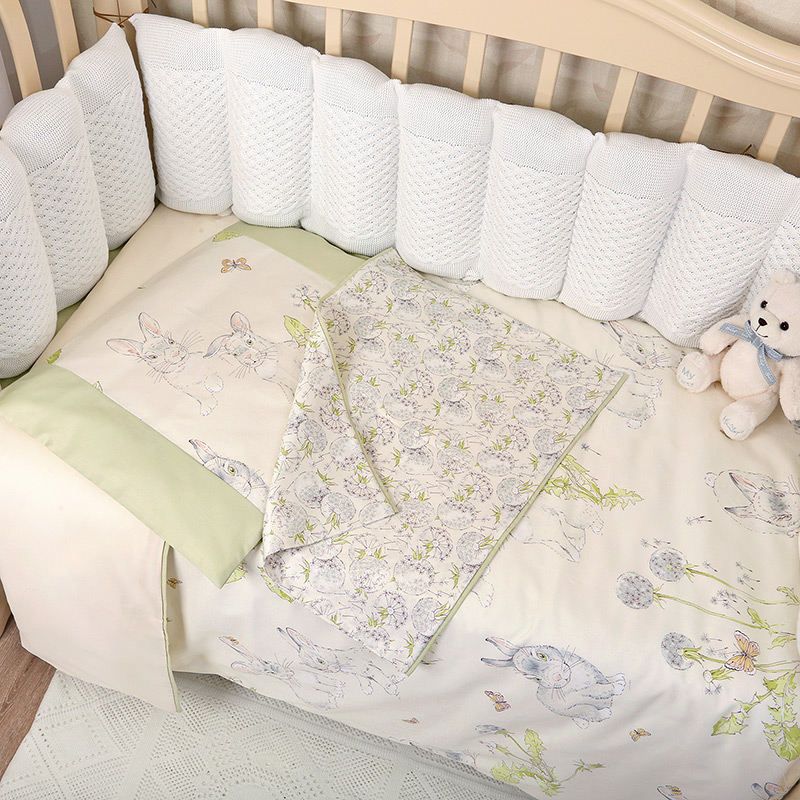 Постельный набор из 5 предметов Кролики фото 7