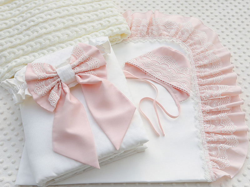 Комплект на выписку "Конфетти" розовый фото 6