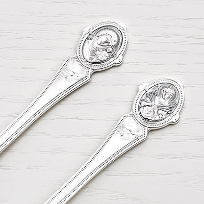 Серебряная ложка "Богородица"