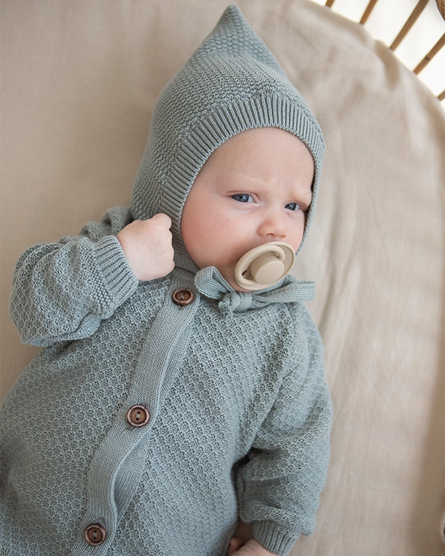 Вязаный текстурный комбинезон Полынь фото 4