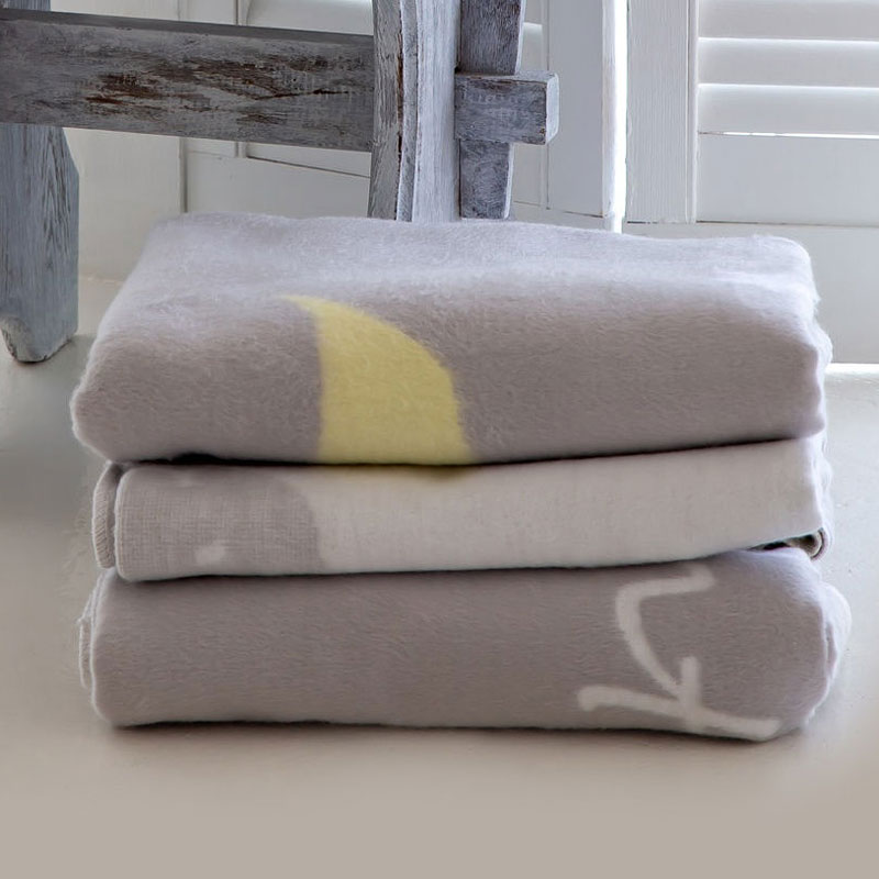 Детское байковое одеяло "Овечка на облаке" фото 1