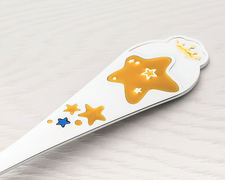 Серебряная ложка "Звездочка" фото 4