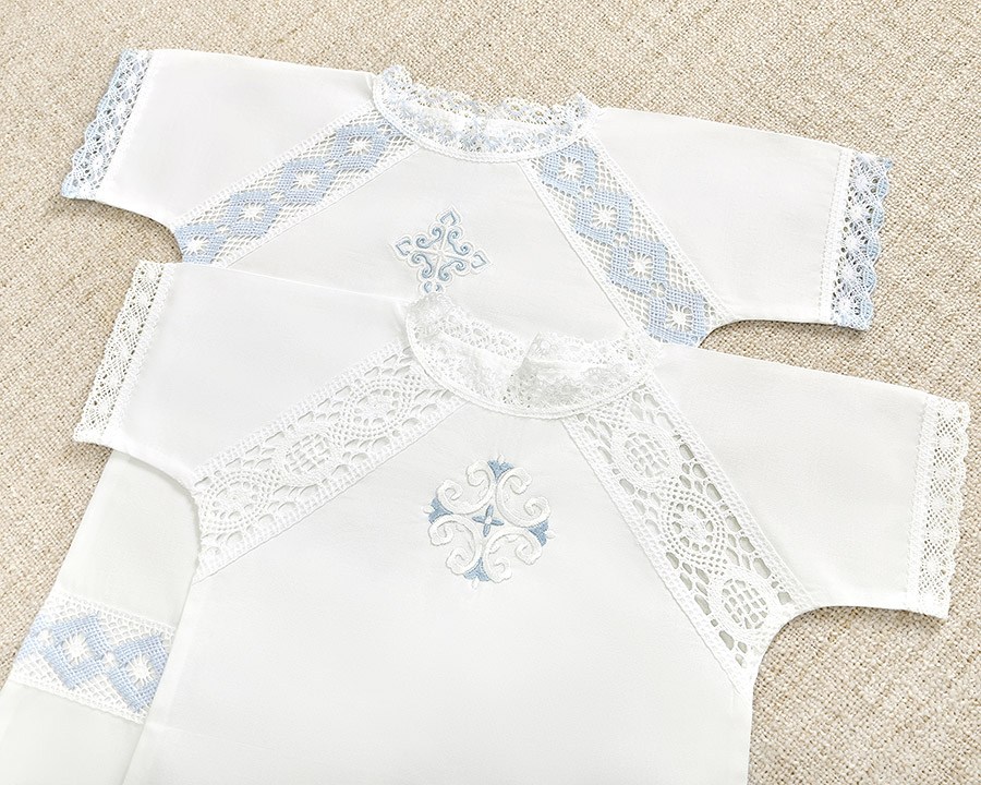 Крестильная рубашка "Александр" для мальчика фото 7