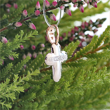 Золотой крестик 922751АКВ фото 3