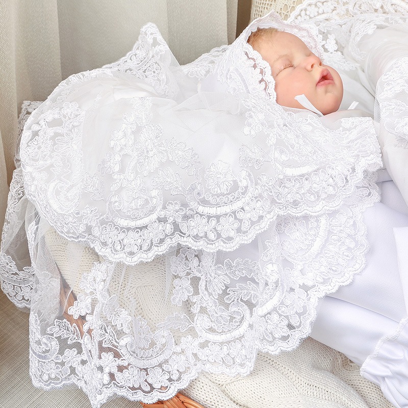 Комплект на выписку девочки "Самия" белоснежный фото 7