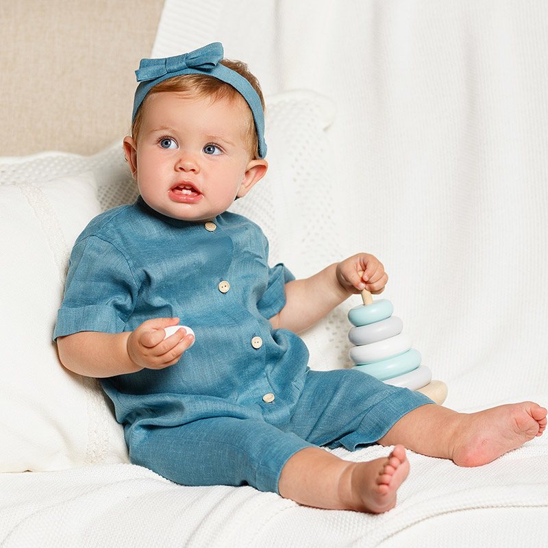 Льняной комбинезон Ветерок горное озеро фото 7