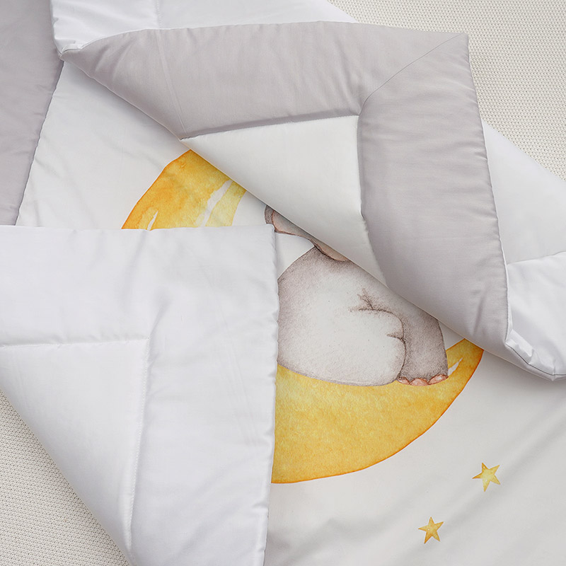 Детское одеяло 100х140 Слоненок на луне фото 6