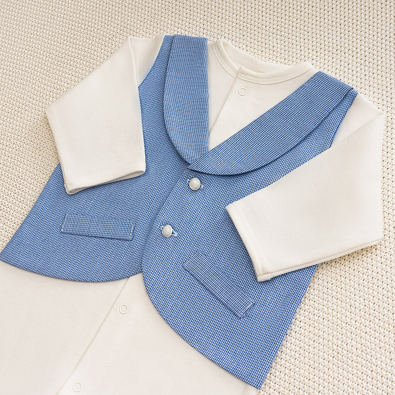 Костюмчик/комплект с уголком Денди озерная рябь фото 3