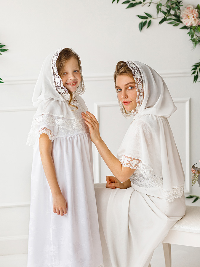 Детская накидка для храма "Валентина" фото 4